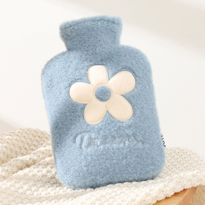 Hendrano™ Plush 1L Hot Water Bottle with Washable Cover