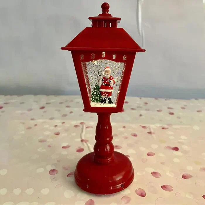 Musical Christmas Lamp with Warm LED Glow and Carols
