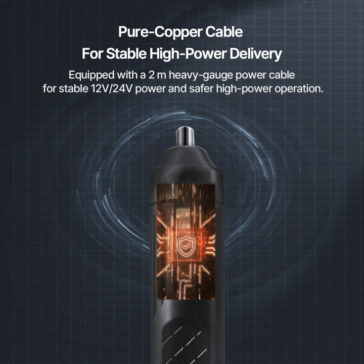 Portable Car Heater and Windshield Defroster, 360° Swivel