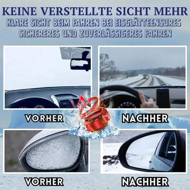 Compact Solar Car Warmer That Helps Cut Fog and Frost
