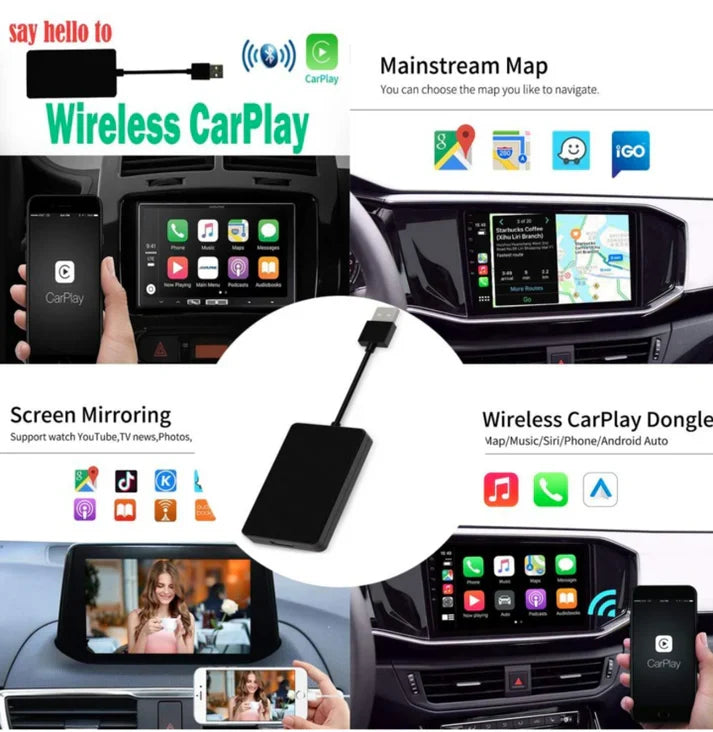 Wireless CarPlay Adapter – Plug In and Go Cord-Free