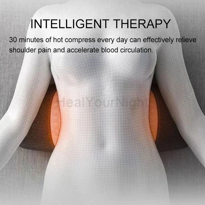 Hendrano™ Heated Neck and Back Massage Pillow with Vibration