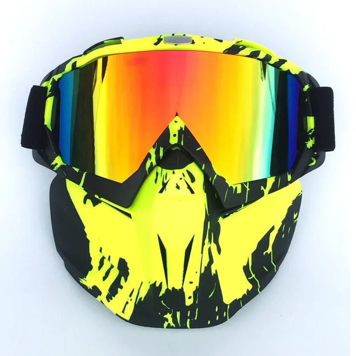 Full Face Snow Mask with Anti-Fog UV Goggles