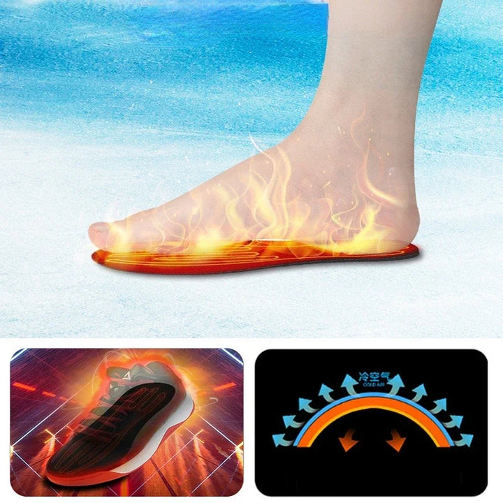 Hendrano™ Cut-to-Fit USB Heated Insoles with Carbon Fiber Heating