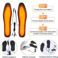 Hendrano™ USB Heated Shoe Insoles for Warm Feet on the Go
