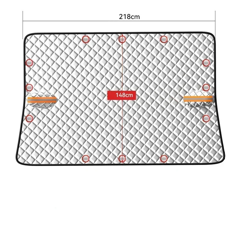 Magnetic Windshield Cover for Ice, Snow and Summer Heat