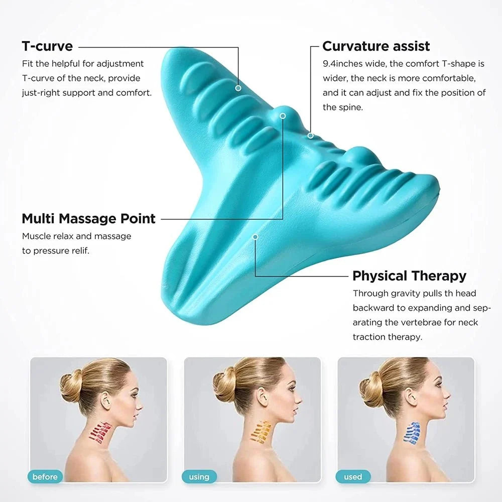 Hendrano™ Ergonomic Neck Massage Pillow for Relaxing Neck and Shoulders