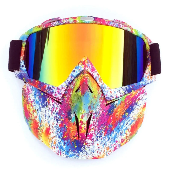 Full Face Snow Mask with Anti-Fog UV Goggles