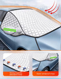 Hendrano™ 5-Layer Magnetic Windshield Cover with Mirror and Side Protection