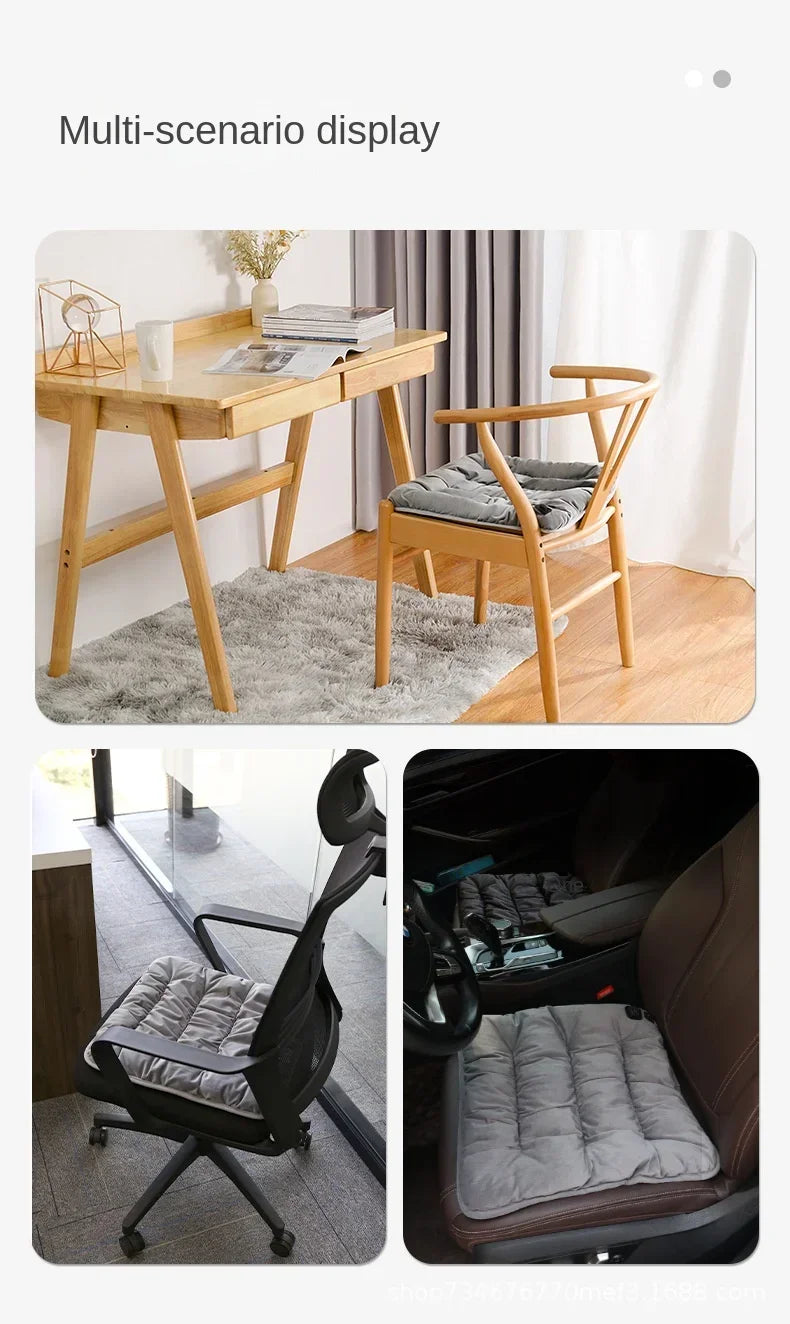 Hendrano™ Heated Seat Cushion with 3 Heat Settings &amp; Graphene Heating