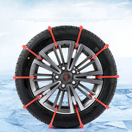 Hendrano™ Rubber Anti-Skid Tire Straps for Snow and Ice, Easy Install