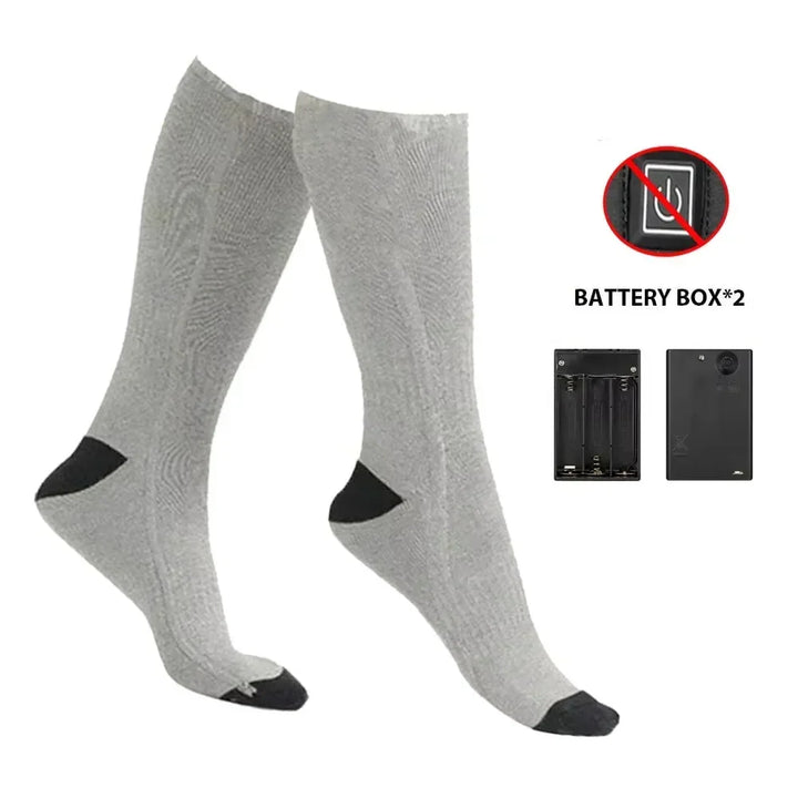 HeatWear Rechargeable Socks with Battery Box | Electric Heating Socks for Women &amp; Men | Warm Socks for Skiing, Hiking &amp; Outdoor
