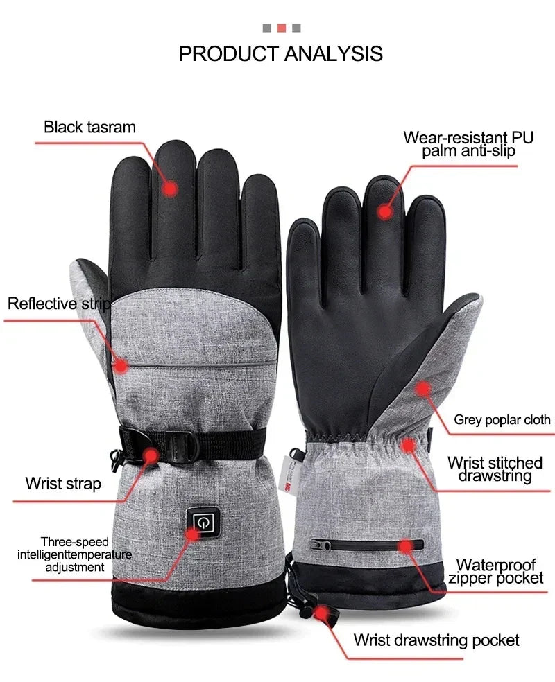 Hendrano™ Heated Winter Gloves for Riders, Waterproof &amp; Windproof