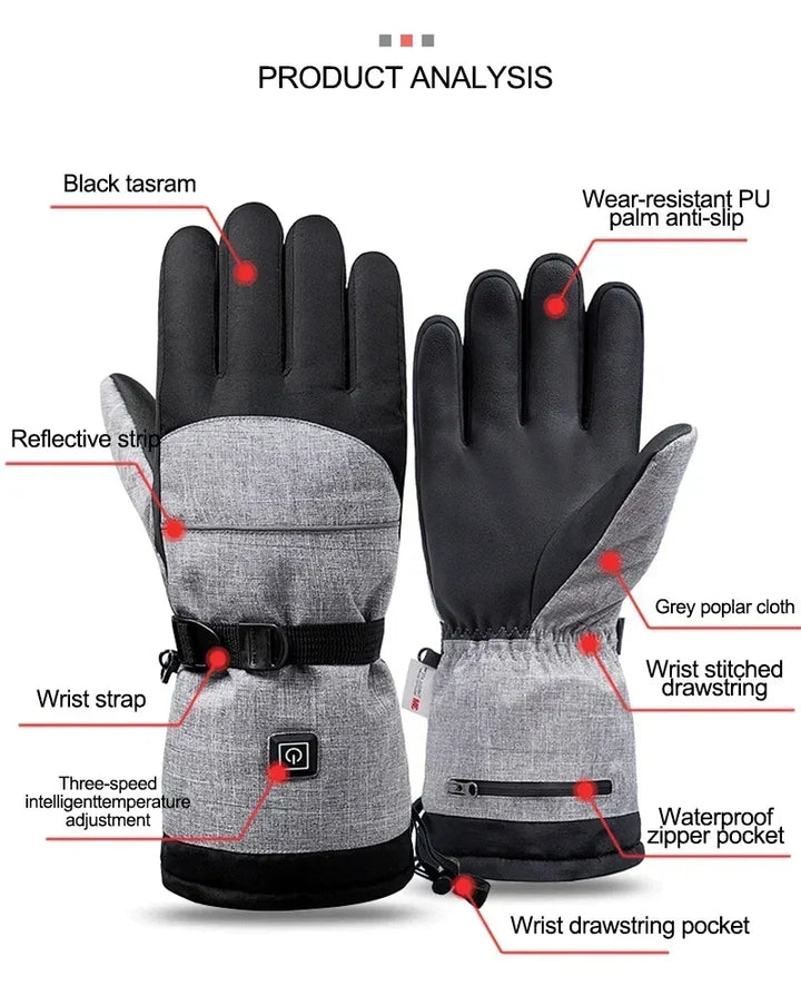 Hendrano™ Heated Winter Gloves for Riders, Waterproof &amp; Windproof