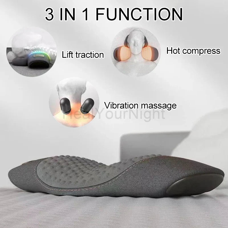 Hendrano™ Heated Neck and Back Massage Pillow with Vibration
