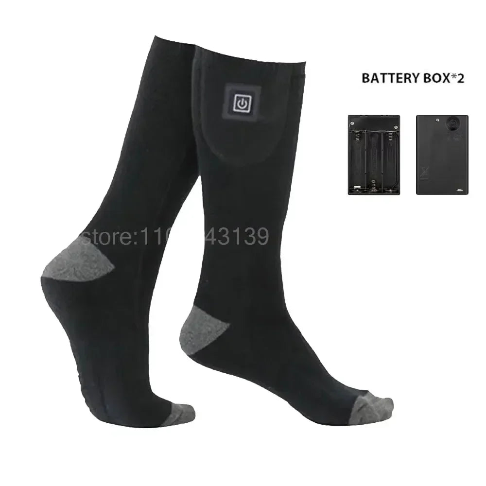 HeatWear Rechargeable Socks with Battery Box | Electric Heating Socks for Women &amp; Men | Warm Socks for Skiing, Hiking &amp; Outdoor