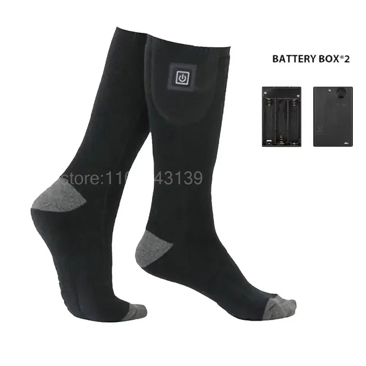 HeatWear Rechargeable Socks with Battery Box | Electric Heating Socks for Women &amp; Men | Warm Socks for Skiing, Hiking &amp; Outdoor