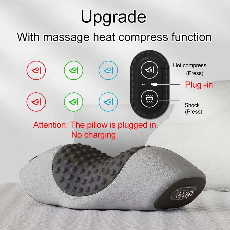 Hendrano™ Heated Neck and Back Massage Pillow with Vibration