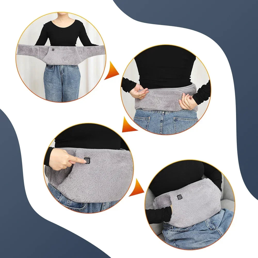 Hendrano™ 2-in-1 Heated Waist Belt and Hand Warmer, 3 Heat Levels