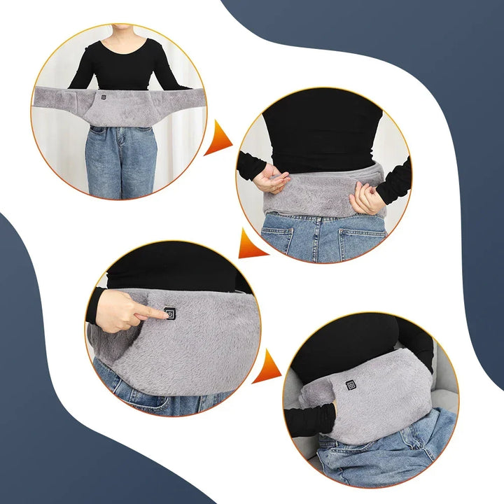 Hendrano™ 2-in-1 Heated Waist Belt and Hand Warmer, 3 Heat Levels