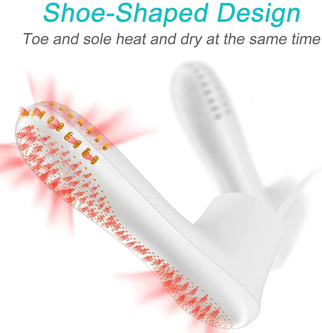 Electric Shoe Dryer with Warm Air and 6 Timer Settings