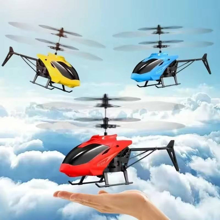 Easy-Fly RC Helicopter with One-Touch Takeoff for Kids
