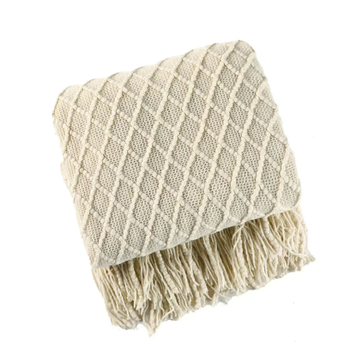 Nordic Style Dick Knitted Blanket
