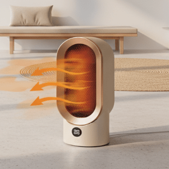 Hendrano™ Portable 800W Space Heater with Cool-Touch Body