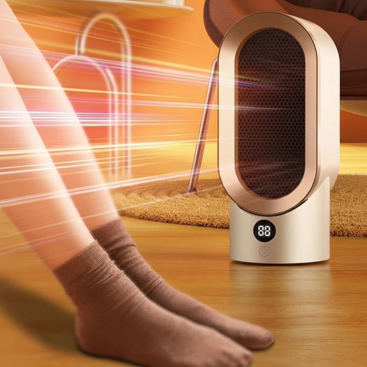 Hendrano™ Portable 800W Space Heater with Cool-Touch Body