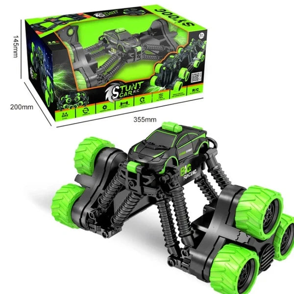 Kids Remote Control Stunt Car with 360° Spin and Six Wheels