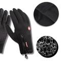 Hendrano™ Windproof Thermal Gloves with Zipper, Grip Palm and Touchscreen