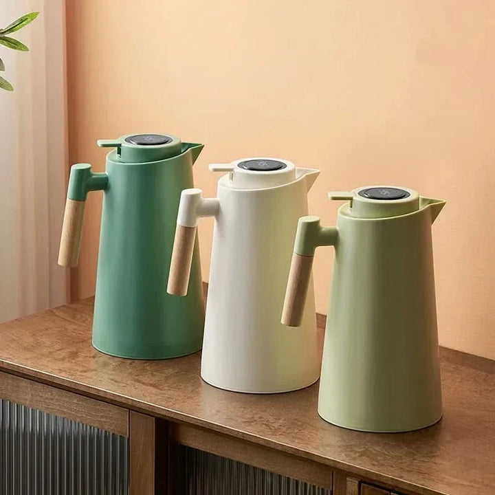 1 Liter Insulated Thermos with Temperature Display Lid
