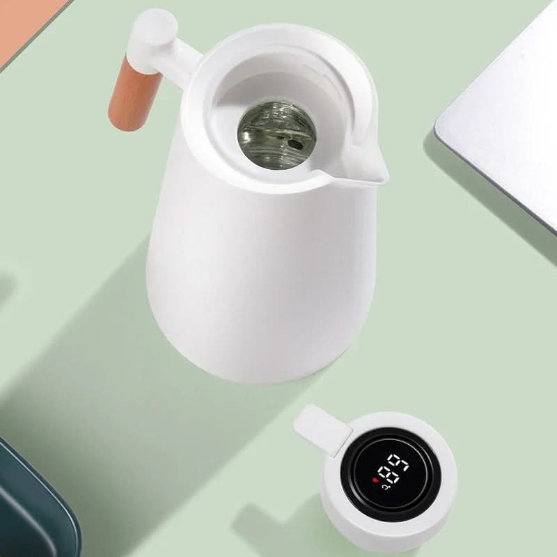 1 Liter Insulated Thermos with Temperature Display Lid