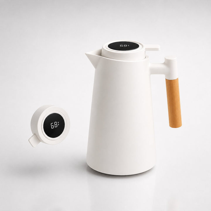 1 Liter Insulated Thermos with Temperature Display Lid