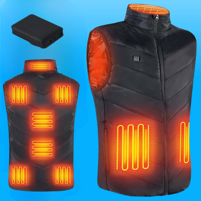 Hendrano™ Stretch Heated Vest with 9 Heating Zones Including Neck