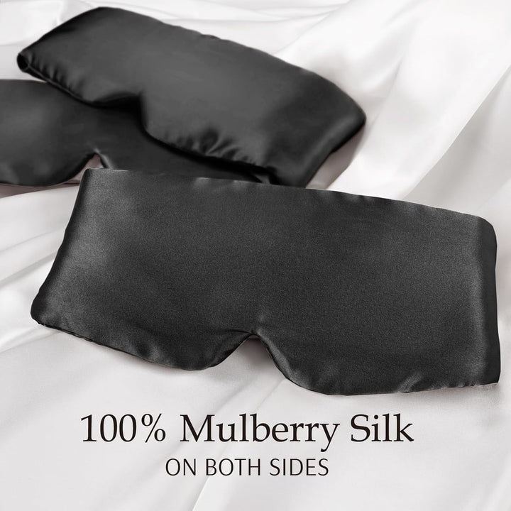 Hendrano™ Mulberry Silk Sleep Mask with Total Blackout Coverage