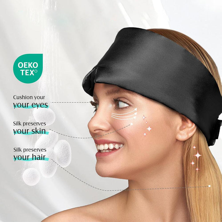 Hendrano™ Mulberry Silk Sleep Mask with Total Blackout Coverage