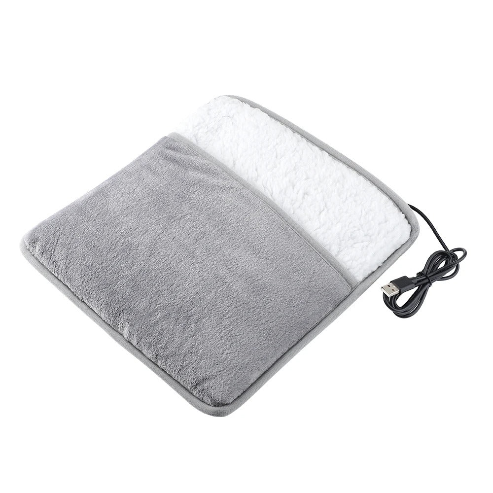Hendrano™ USB Heated Foot Warmer in Soft Flannel at 40°C