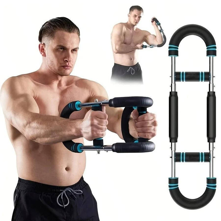 Adjustable Chest Expander Arm Trainer with 4 Resistance Springs