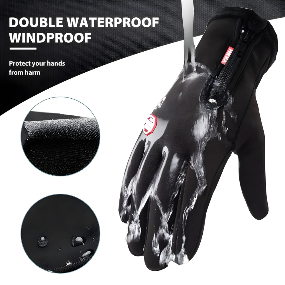 Hendrano™ Waterproof Touchscreen Winter Gloves with Side Zipper