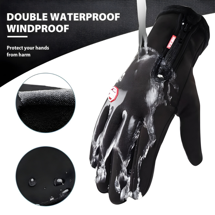 Hendrano™ Waterproof Touchscreen Winter Gloves with Side Zipper
