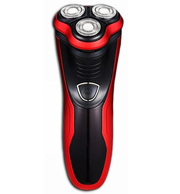 Rotary Electric Shaver for Men with 3D Heads and Pop-Up Trimmer
