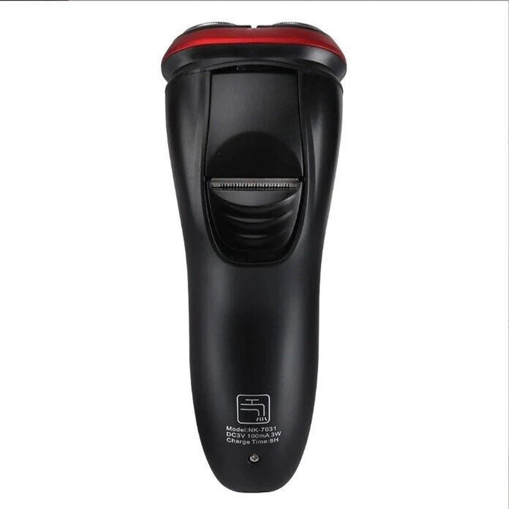 Rotary Electric Shaver for Men with 3D Heads and Pop-Up Trimmer