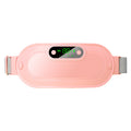 Pink cordless heated belt with LED display