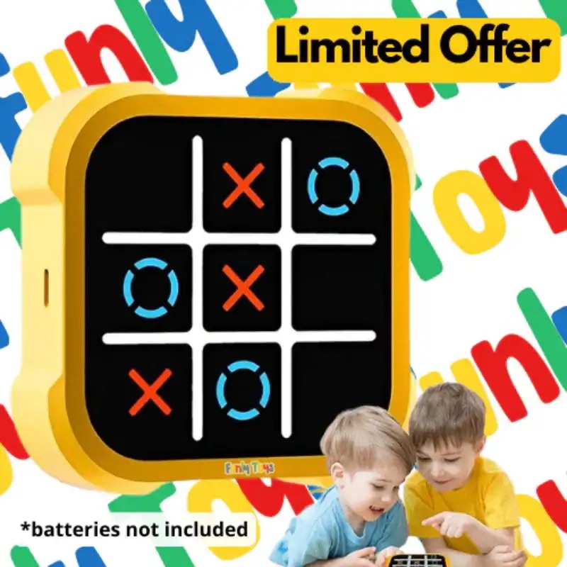 Electronic Tic-Tac-Toe Game with Nine Challenge Levels