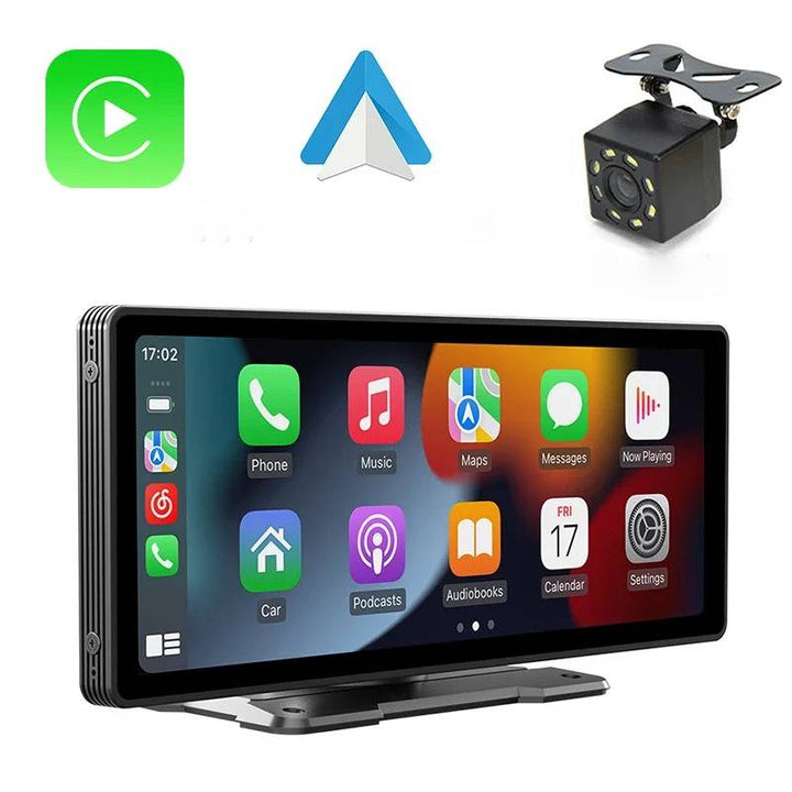 10.26-Inch Touchscreen Car Stereo with CarPlay and Backup Camera