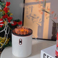 Volcano Flame Diffuser, Jellyfish Mist Humidifier Night Light