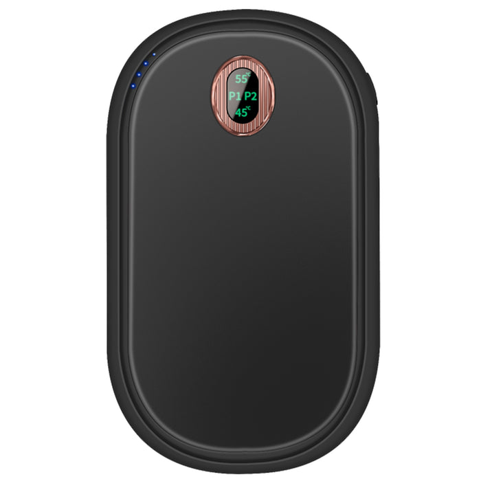 Hendrano Pebble Shaped Rechargeable Hand Warmer with Display
