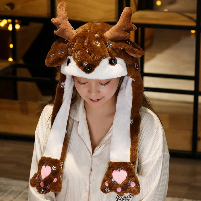 Hendrano™ Soft Plush Santa Hat with Fluffy Trim and Warm Inner Lining