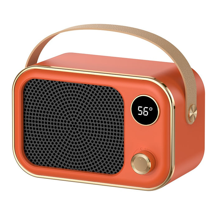 Hendrano Retro Radio Space Heater with Digital Temperature Display